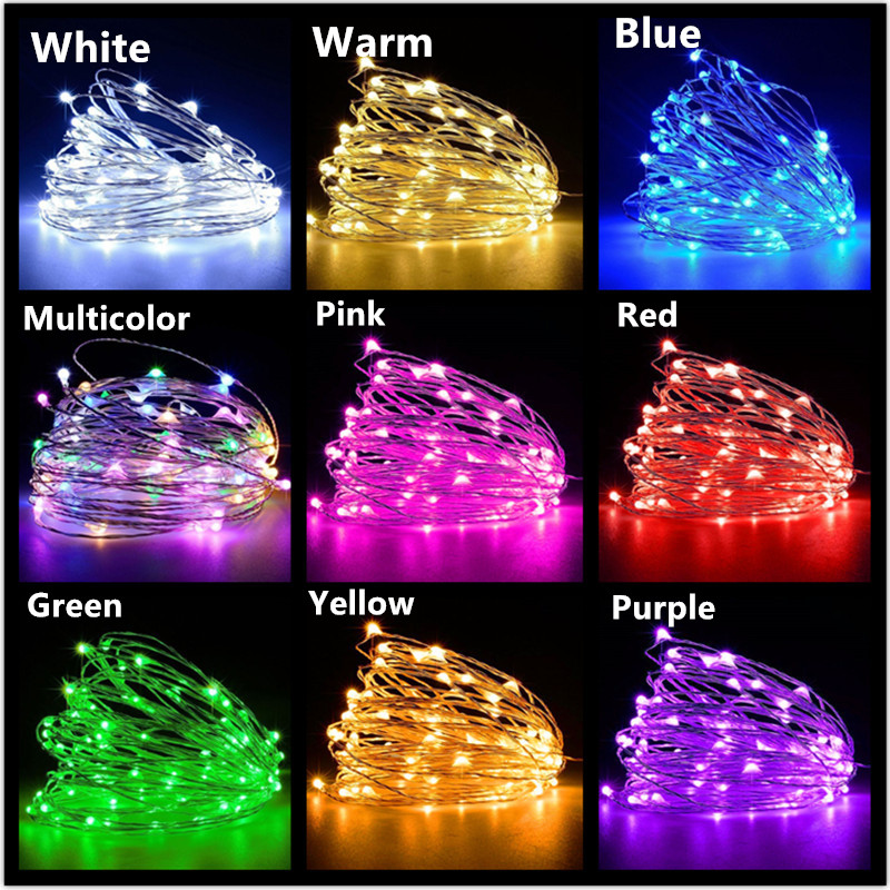 Led Fairy String Lights - 10M 5M 3M 2M Bakır Tel