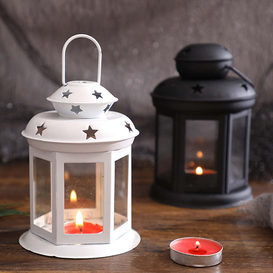 Holiday Candle Set - Asılı mum lamba süsü cam fenerler