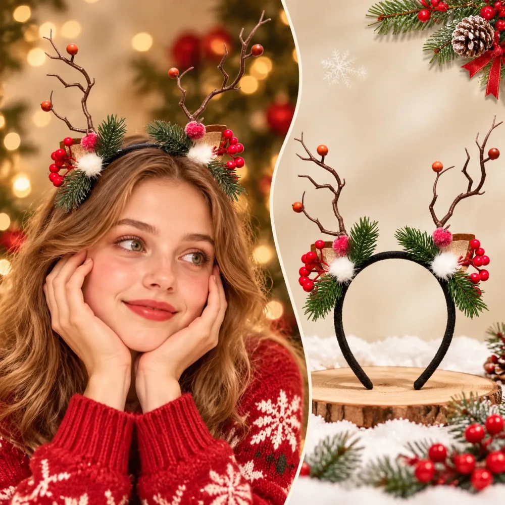Noel Geyiği Boynuzu Şeklinde S - Reindeer Antlers Headband incelemesi ve fiyatı