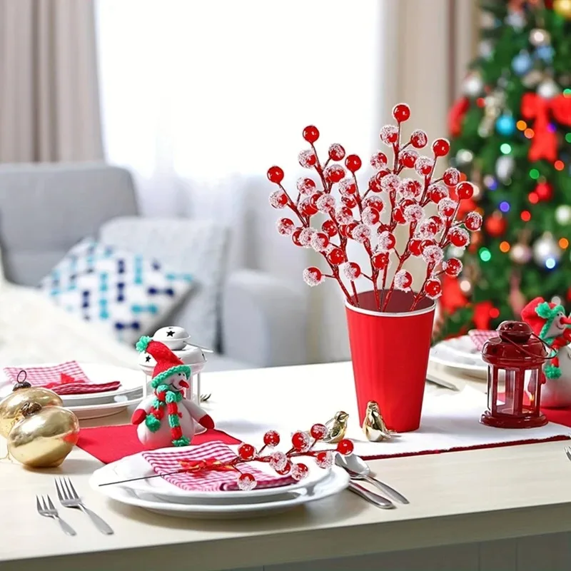 10-200 adet yapay kırmızı meyv - Christmas Tree Artificial incelemesi ve fiyatı