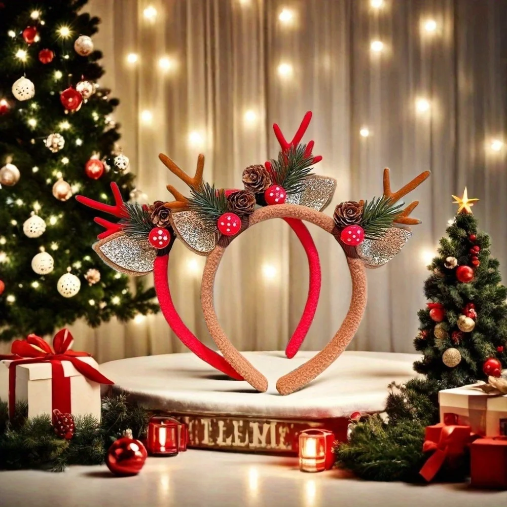 1 Adet Noel Taçları Noel Parti - Reindeer Antlers Headband incelemesi ve fiyatı
