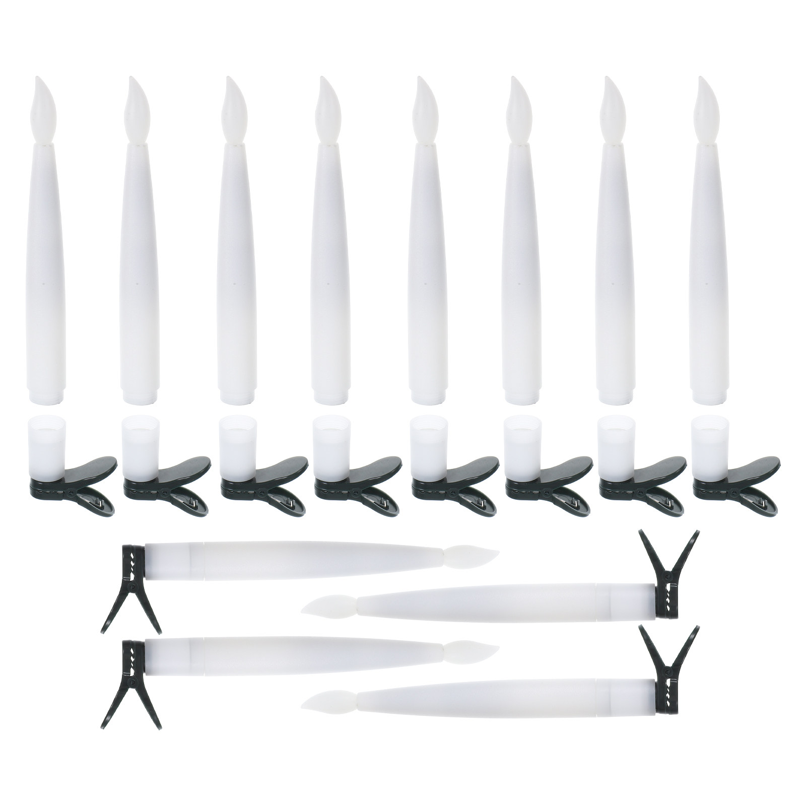 12 Adetlik Noel Ağacı LED Deko - Holiday Candle Set incelemesi ve fiyatı
