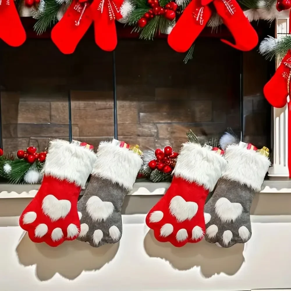 Noel Çorapları, Pati Desenli,  - Christmas Stocking Hanging incelemesi ve fiyatı
