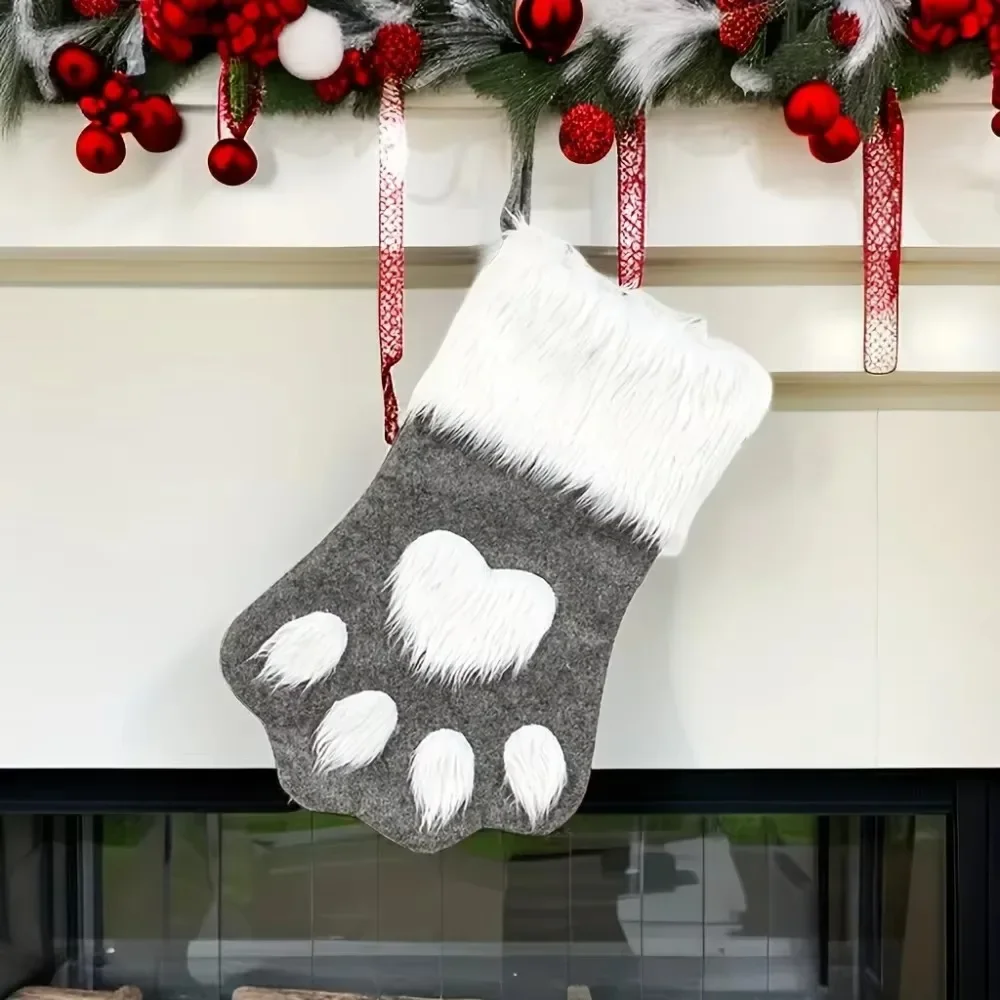 Noel Çorapları, Pati Desenli,  - Christmas Stocking Hanging incelemesi ve fiyatı